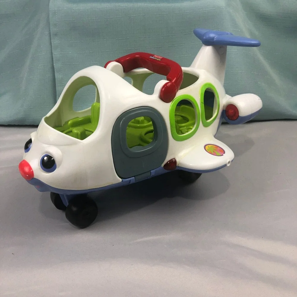 Fisher-Price Little People Lil Movers Airplane Sound Works Toy Jet, No People